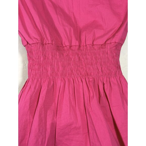 Y2K Vintage Pink Rare Jung Kim USA Babydoll Cinch Waist Top 90’s Button Down - Picture 8 of 10